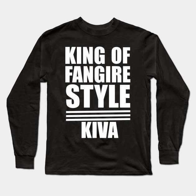 King of Fangire Style Long Sleeve T-Shirt by Punch Black